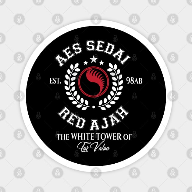 Red Ajah - aes sedai Magnet by whatyouareisbeautiful